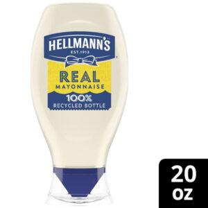 Hellmann’s real mayonnaise 20 oz squeeze bottle