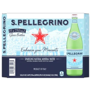 San Pellegrino - Sparkling Natural Mineral Water - 750 ml, 12 Ct
