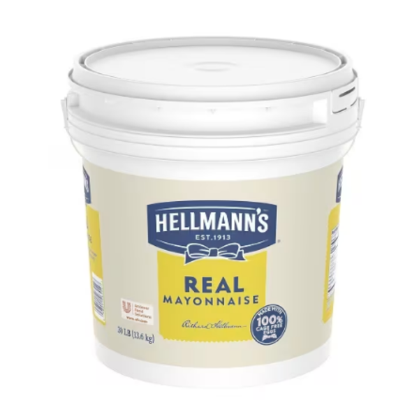 Hellmann’s real mayonnaise 4 gallon pail