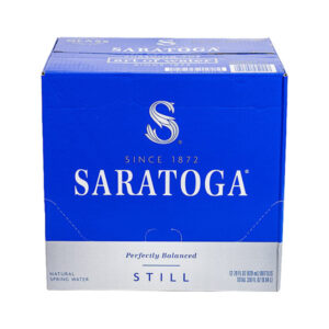 Saratoga Still Water - 12 oz glass bottles 24Cs