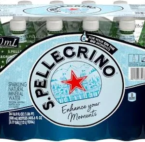 San Pellegrino - Sparkling Natural Mineral Water - 16.9 oz 24Cs