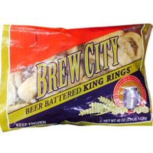 Brew City beer battered thick cut onion rings 2.5 lb wholesale
